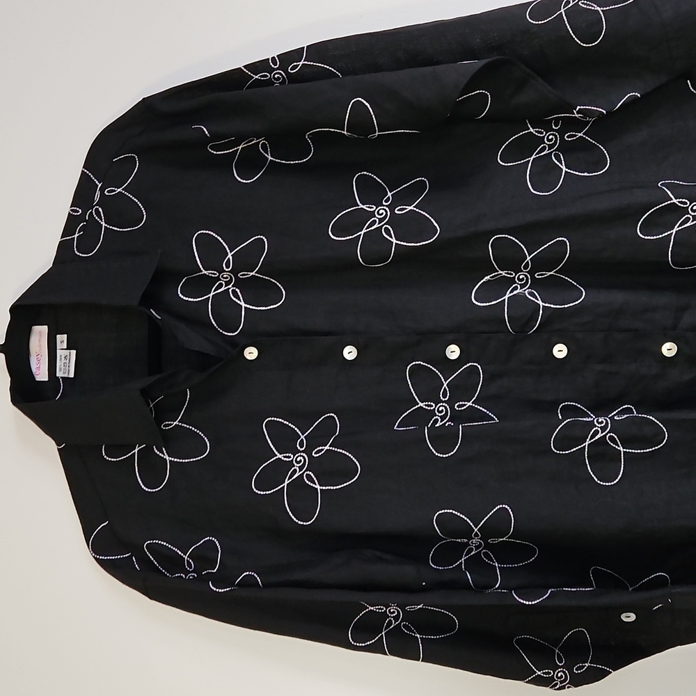 Casey Coleman Linen Top Size S - Picture 3 of 12